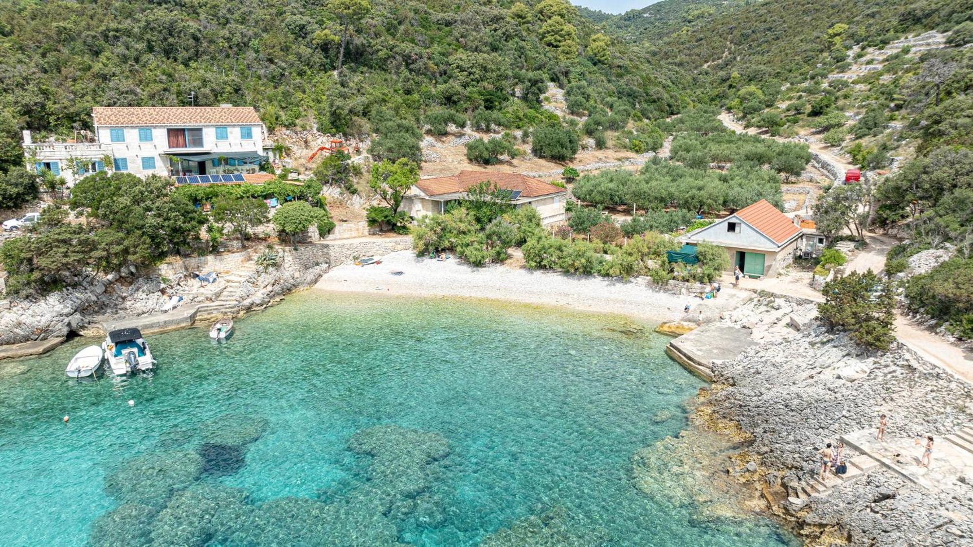 Seaside House For Families With Children Cove Rasohatica, Korcula - 4386 Lumbarda Exterior photo