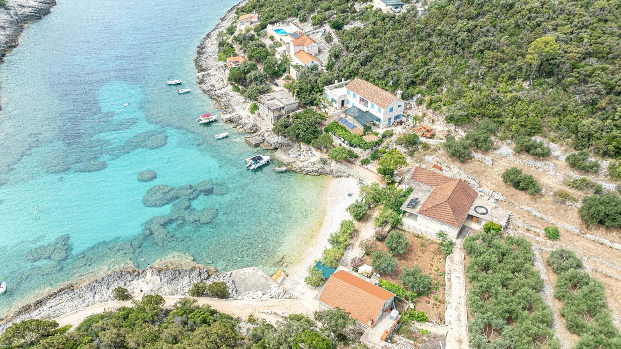 Seaside House For Families With Children Cove Rasohatica, Korcula - 4386 Lumbarda Exterior photo